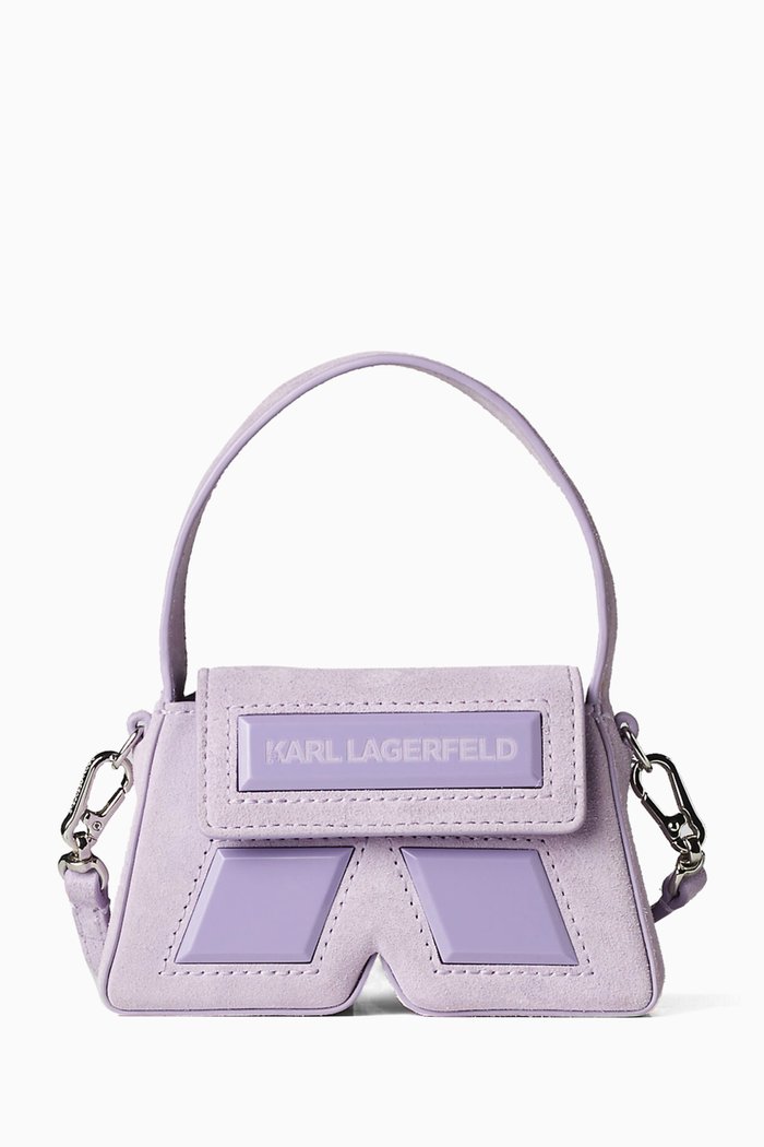 

K/Essential K Nano Bag in Suede, Purple