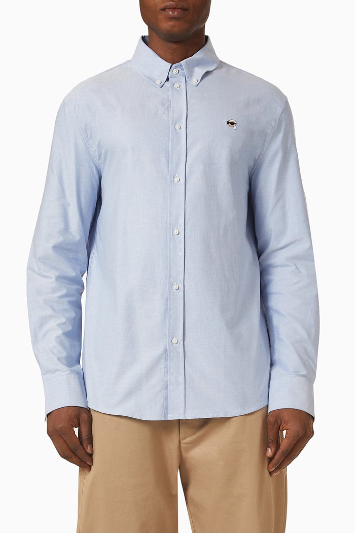 

Ikonic 2.0 Shirt in Cotton, Blue