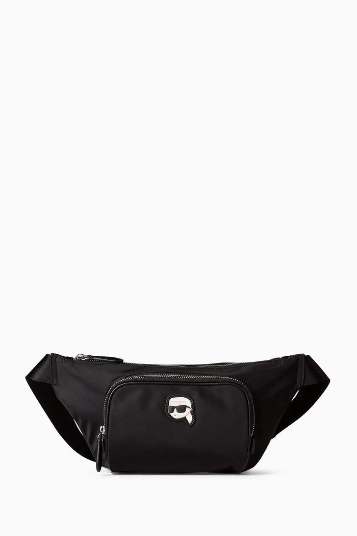 K/Ikonik 2.0 Belt Bag in Recycled Nylon, Black