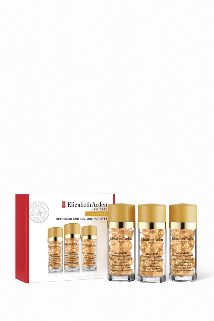 

Ceramide Advanced Replenish & Restore Capsules for Eyes, 3 x 30, Multicolour