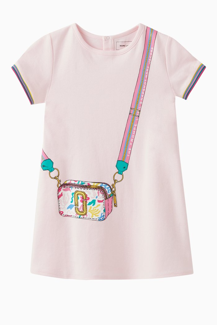

Snapshot Bag Dress in Cotton Jersey, Pink