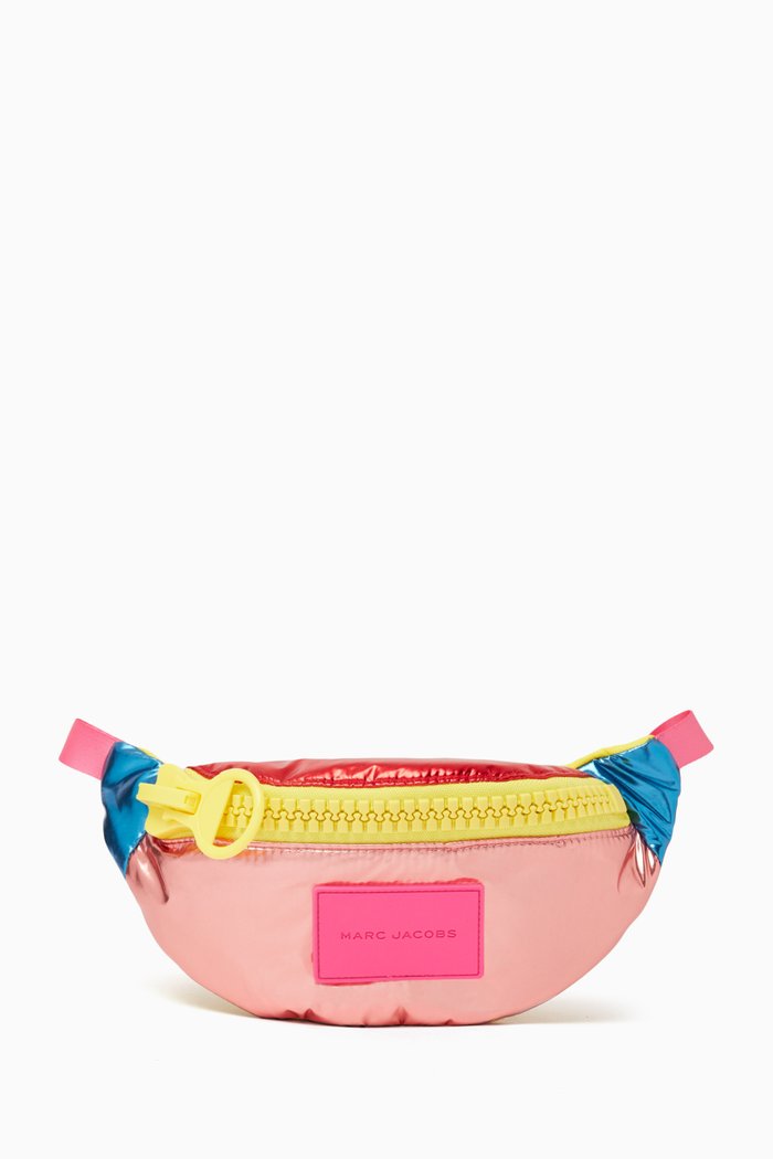 

Shiny Logo Belt Bag in Nylon, Multicolour