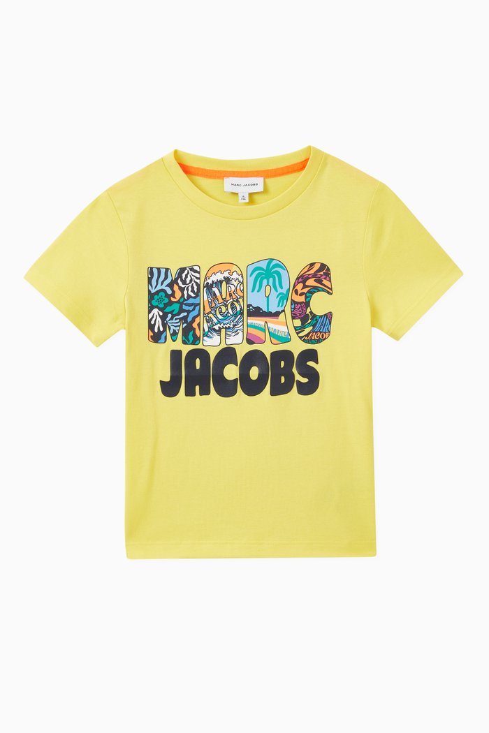 

Logo T-shirt in Cotton, Yellow