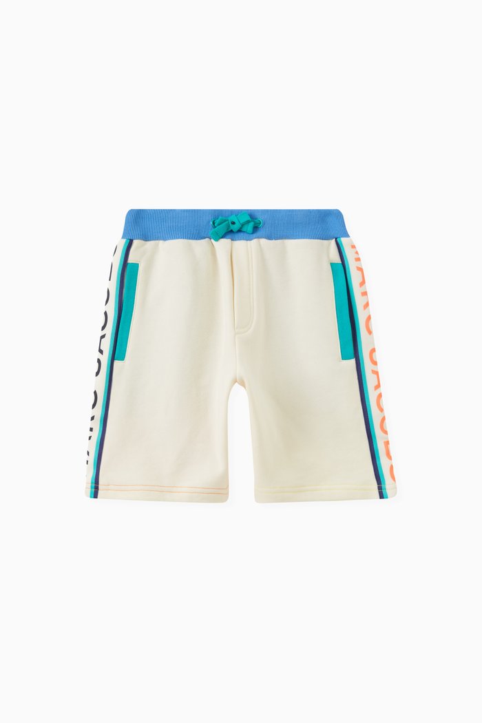

Logo Tape Shorts in Cotton, Neutral