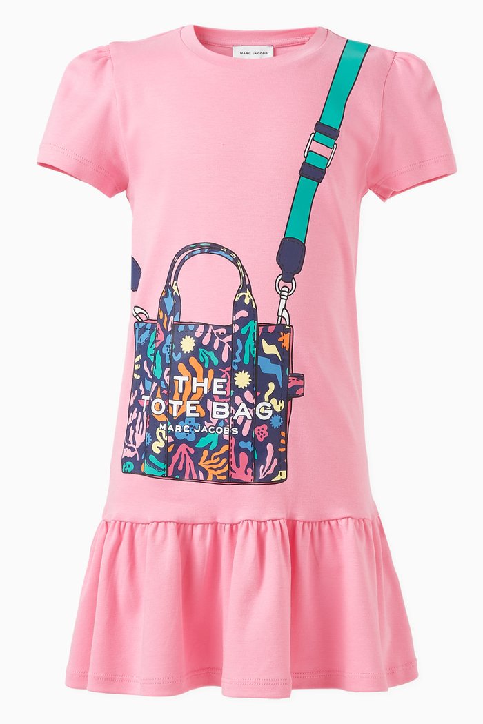 

Snapshot Bag Dress in Cotton, Pink