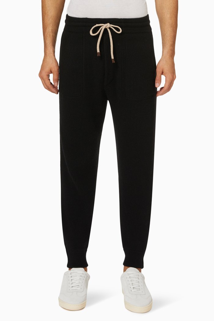 Sweatpants in Cashmere, Black