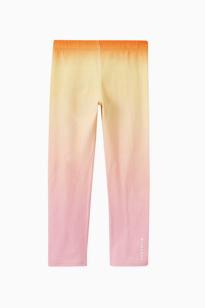 

Gradient Logo-print Leggings in Cotton-jersey, Multicolour
