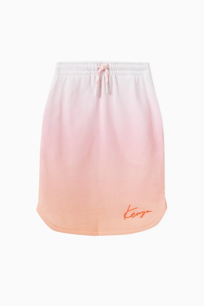 

Ombré Skirt in Cotton, Orange