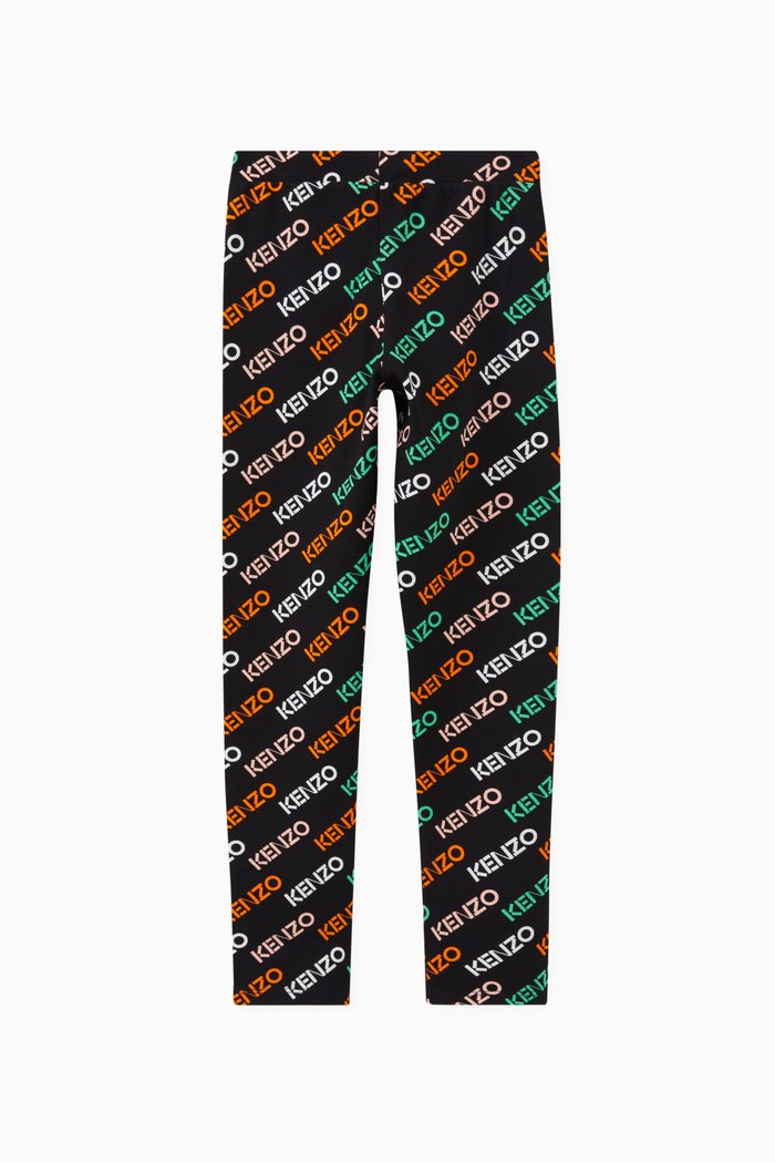 

Logo Print Sweatpants in Viscose-blend, Black