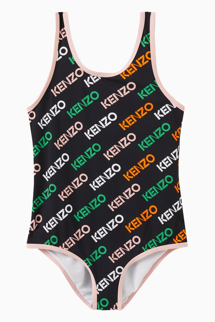 

Logo-print Swimsuit, Black