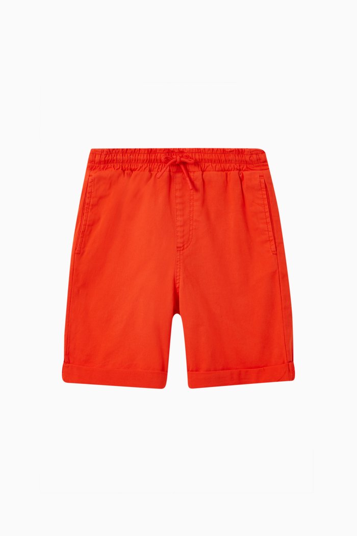 

Bermuda Shorts in Cotton, Orange