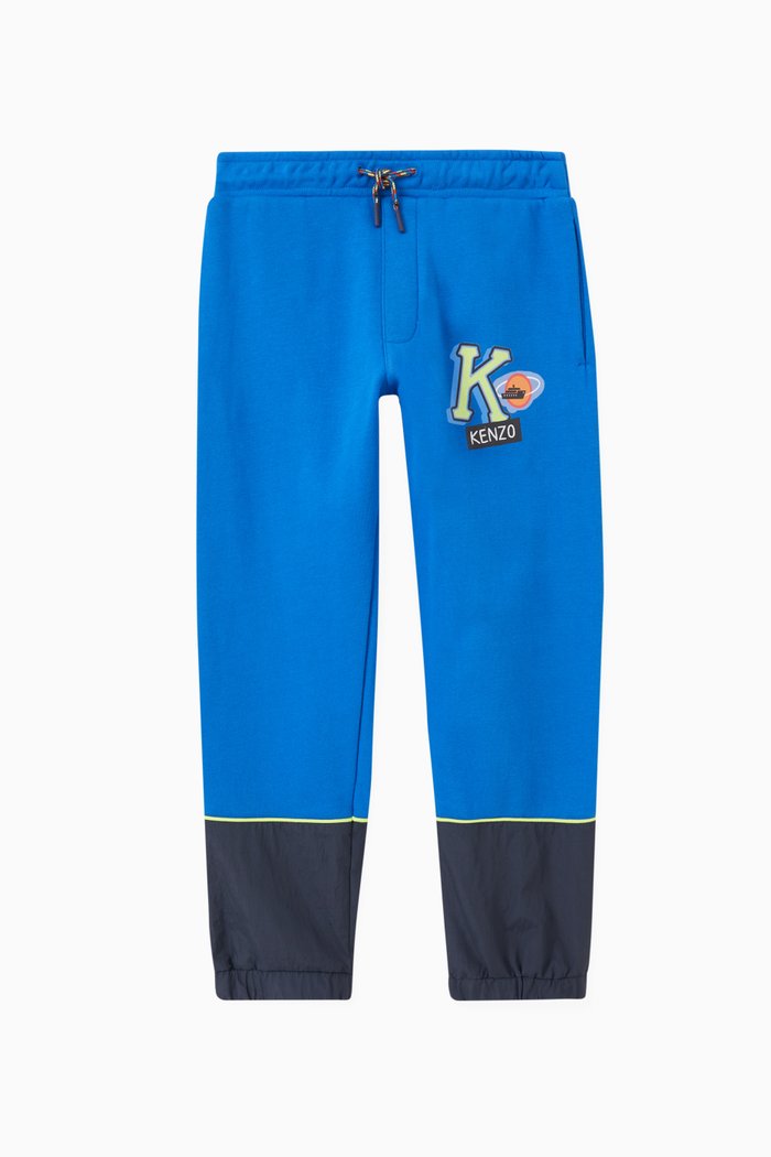 

Journey Print Sweatpants in Cotton, Blue