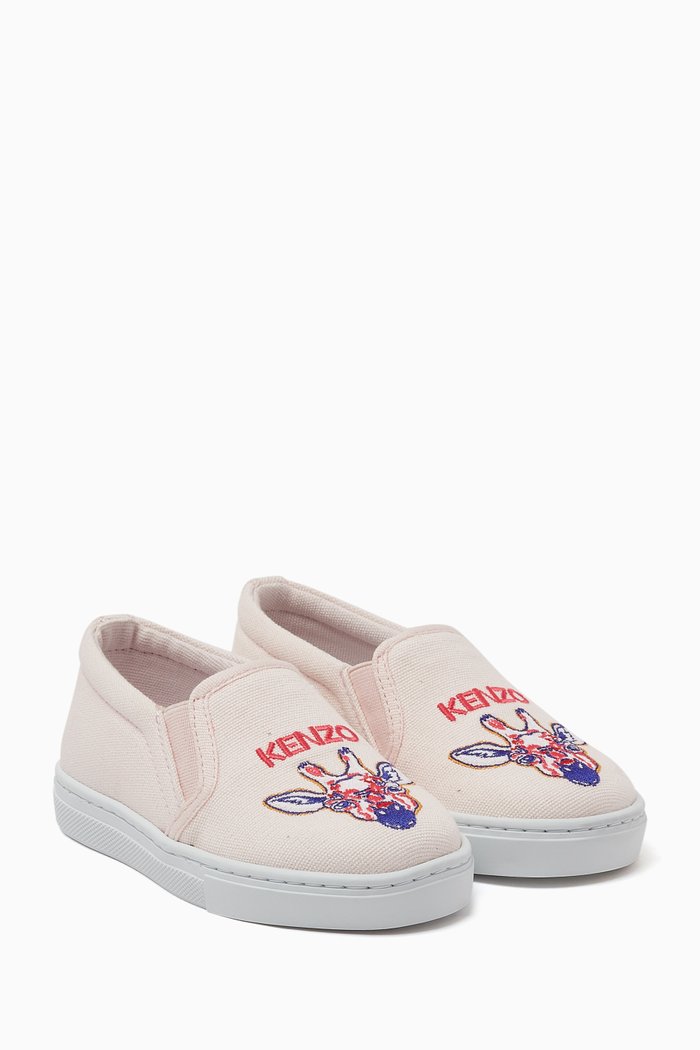 

K-Skate Tiger Slip-on Sneakers in Canvas, Pink