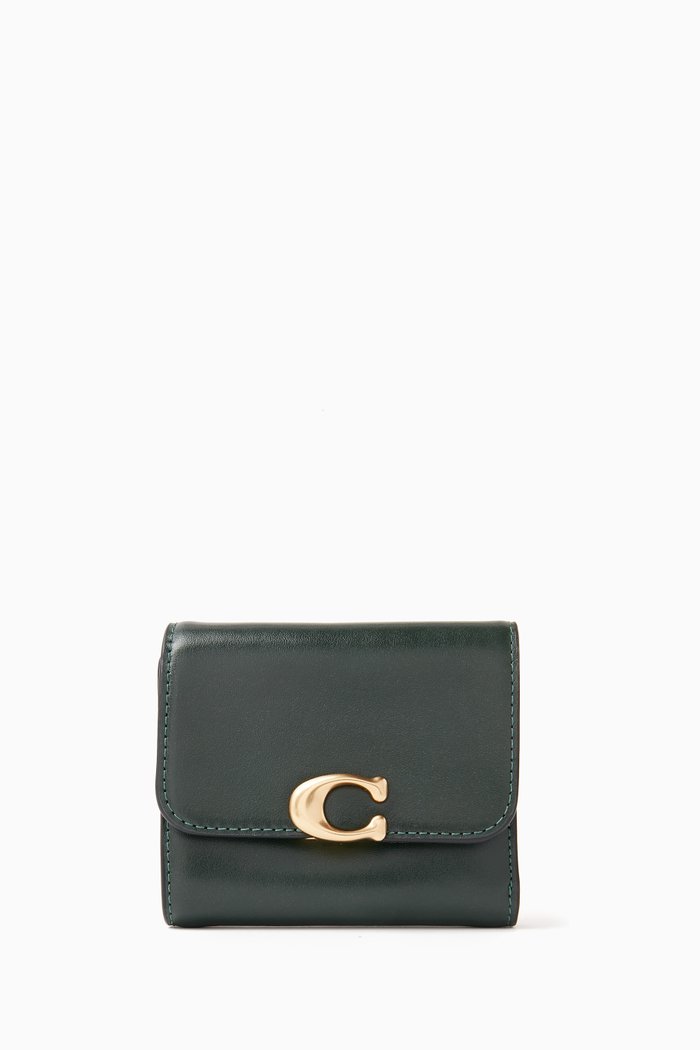 

Bandit Wallet in Smooth Leather, Green
