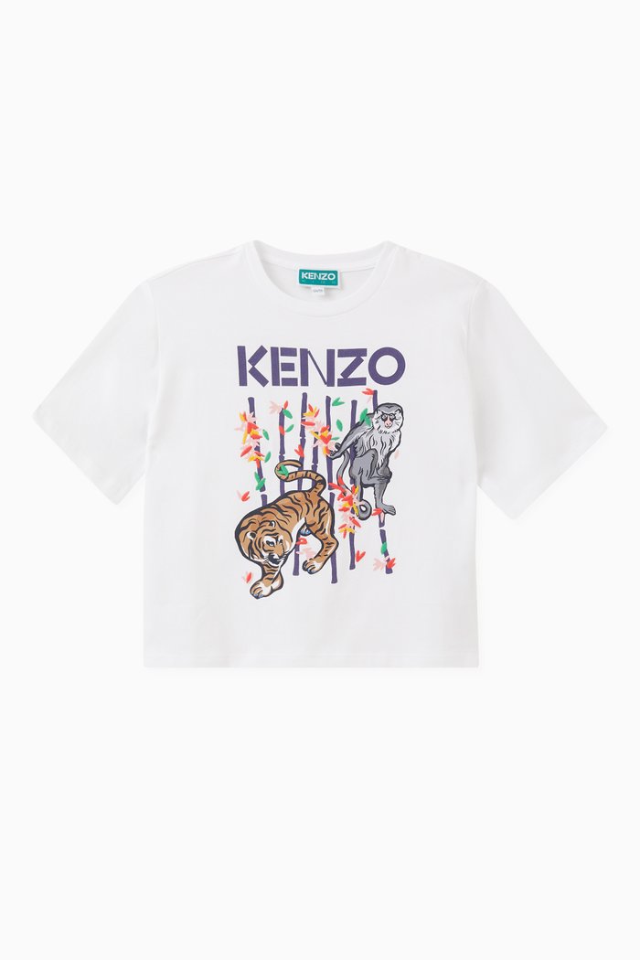 

Graphic Logo-print T-shirt in Organic Cotton-jersey, White