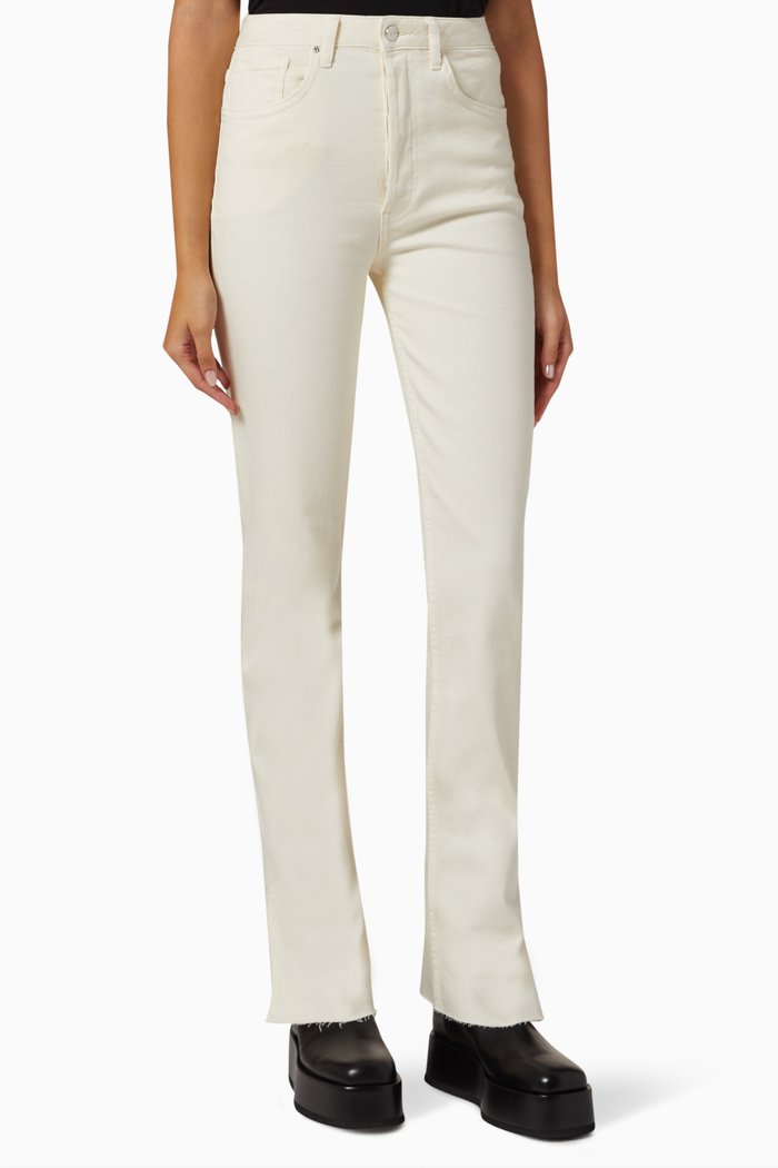 

Roxanne Bootcut Jeans in Denim, White