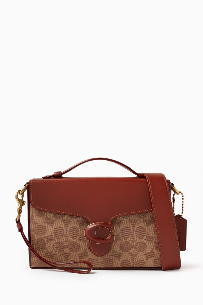 

Tabby Box Bag in Signature Canvas, Neutral