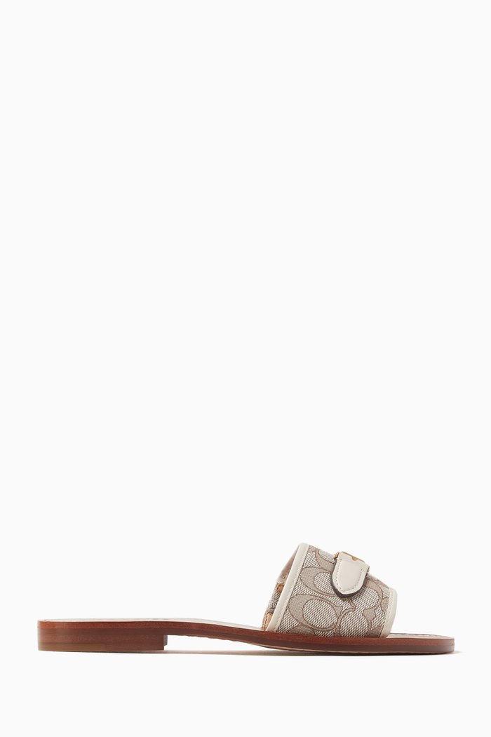 

Ina Sandals in Signature Jacquard, Neutral