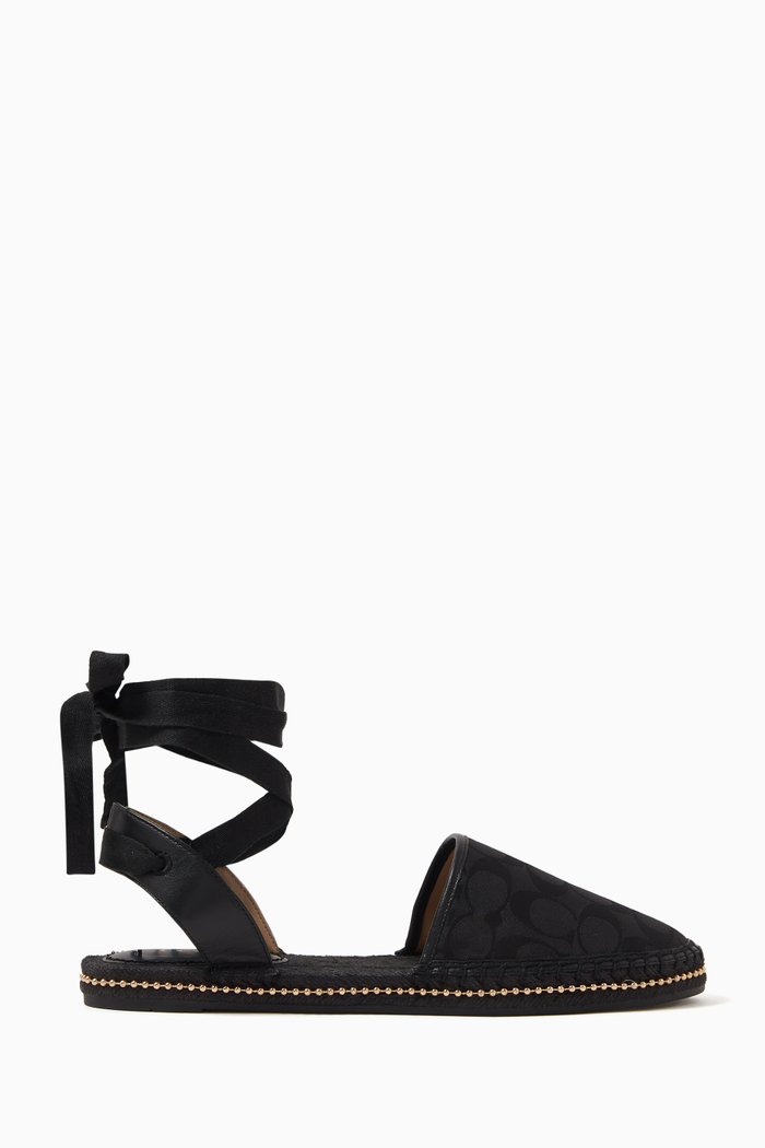 

Corrine Espadrilles in Signature Canvas, Black