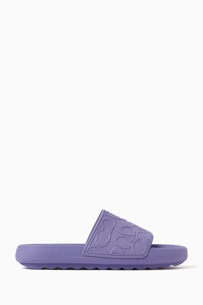 

Obi Slides in Rubber, Purple