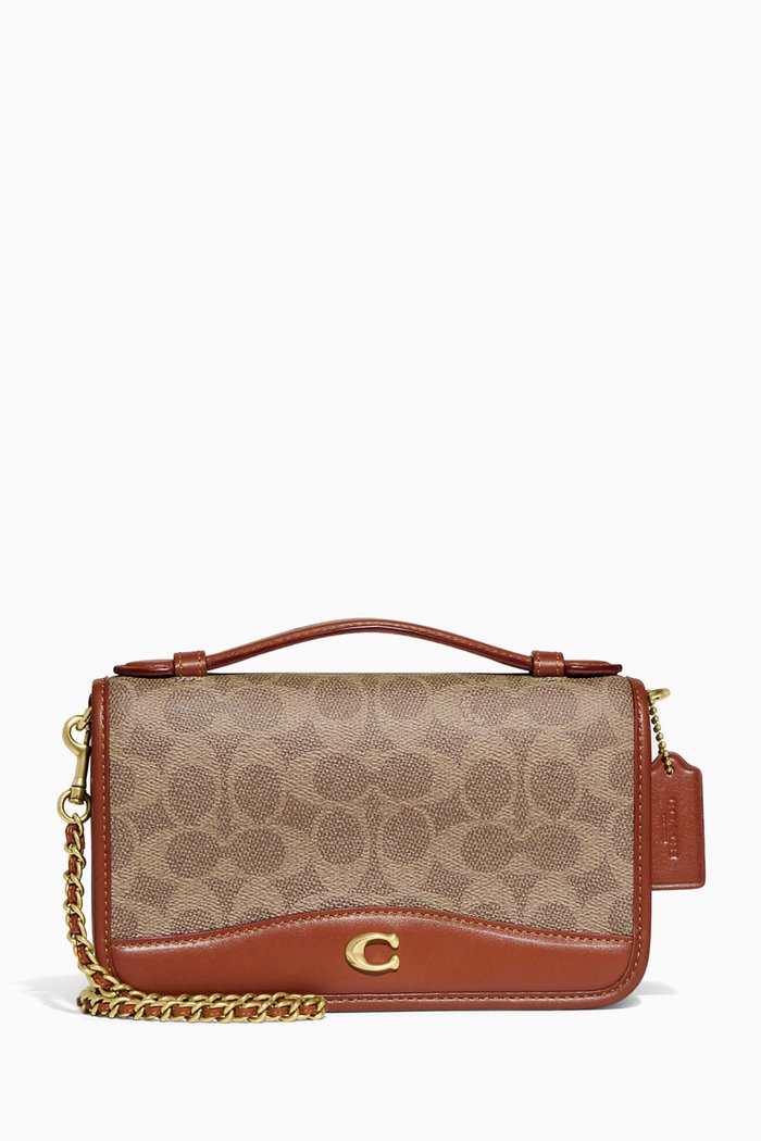 

Bea Crossbody Bag in Signature Canvas, Neutral