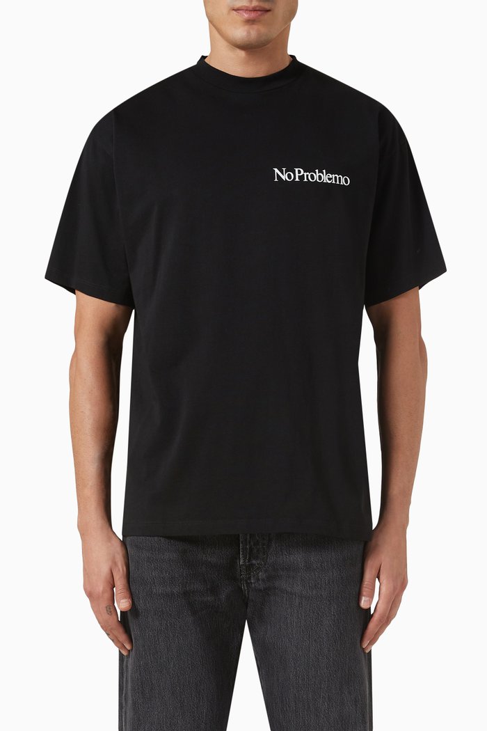 

Mini Problemo T-shirt in Cotton, Black
