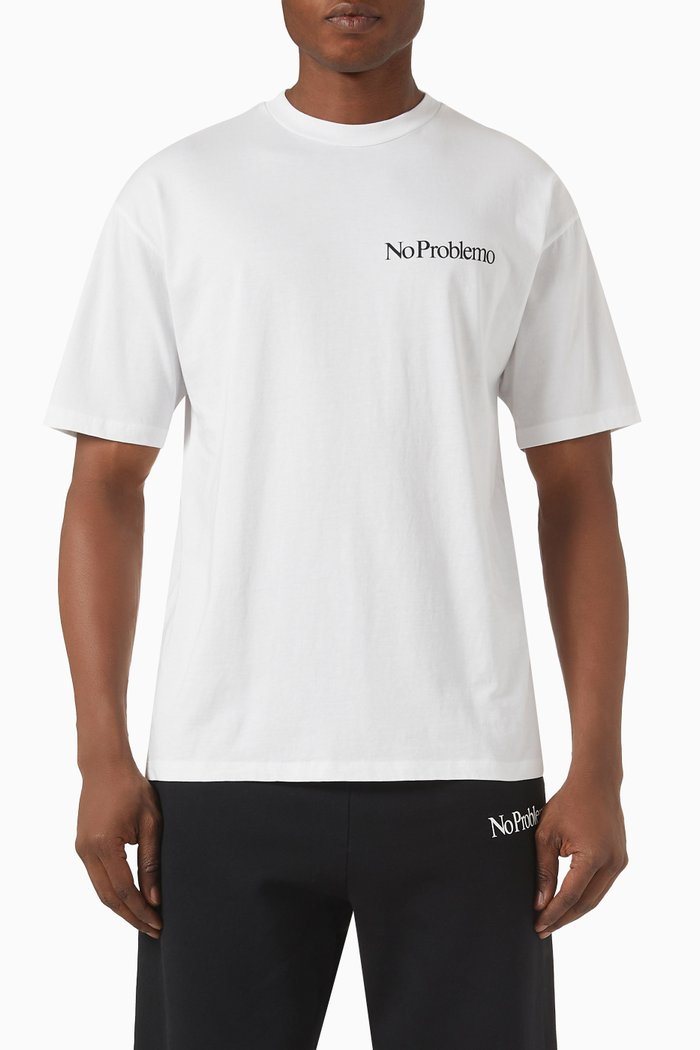 

Mini Problemo T-shirt in Cotton, White