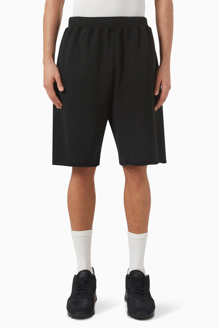 

Premium Temple Sweatshorts in Cotton, Black