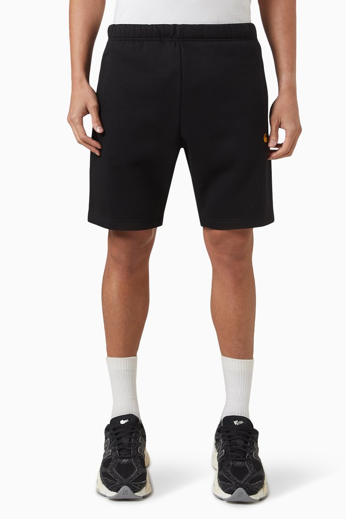 

Chase Sweatshorts in Cotton Blend Fleece, Black