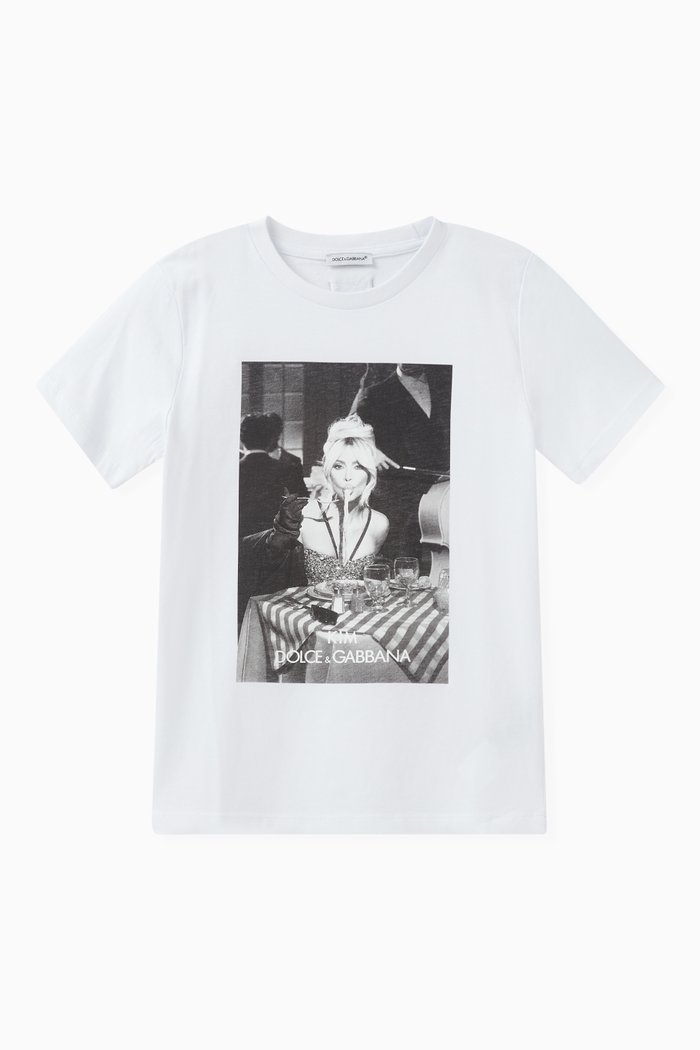 

x KIM T-shirt in Cotton Jersey, White