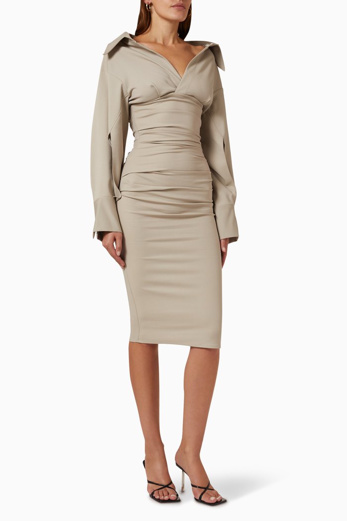 

Indicate Midi Dress, Neutral