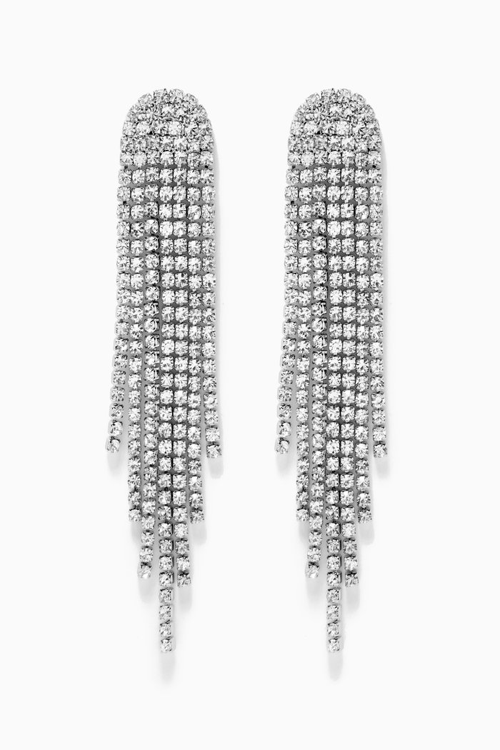 

Sally Shimmer Earrings in Rhodium-plated Metal, Silver