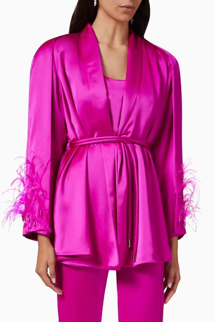 

Feather Jacket, Pink