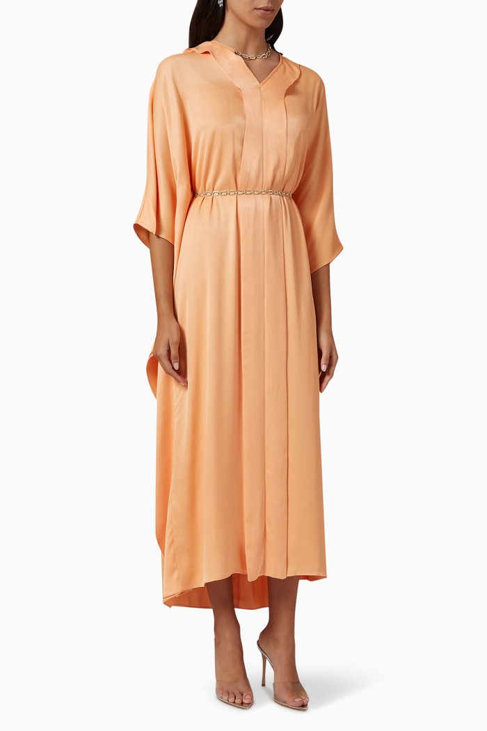 

Chain Belted Dress, Pink