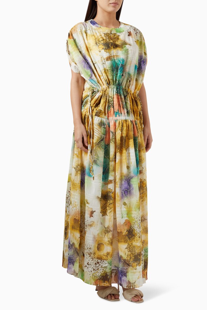 Gardenia Fatma Kaftan, Multicolour