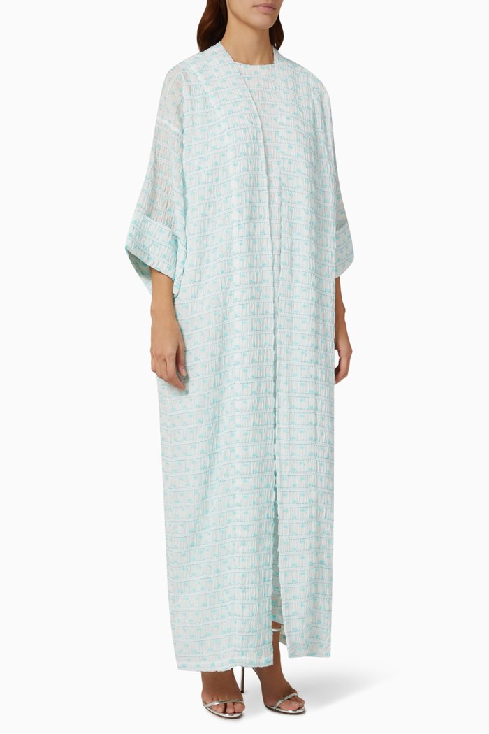 

Gardenia Isabella Textured Kaftan Set, Blue