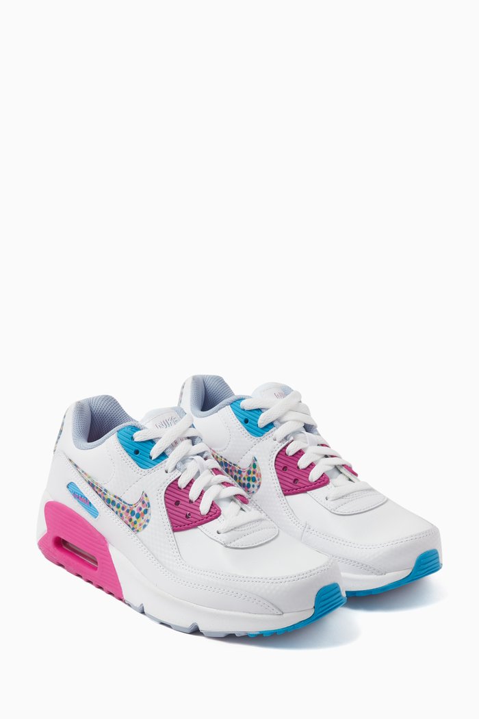 

Air Max 90 LTR SE Sneakers in Leather, Neutral
