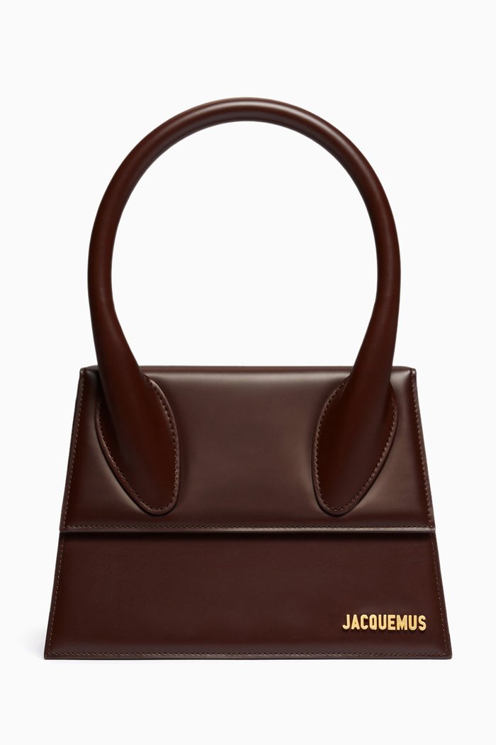 

Le Grand Chiquito Tote Bag in Calfskin Leather, Brown