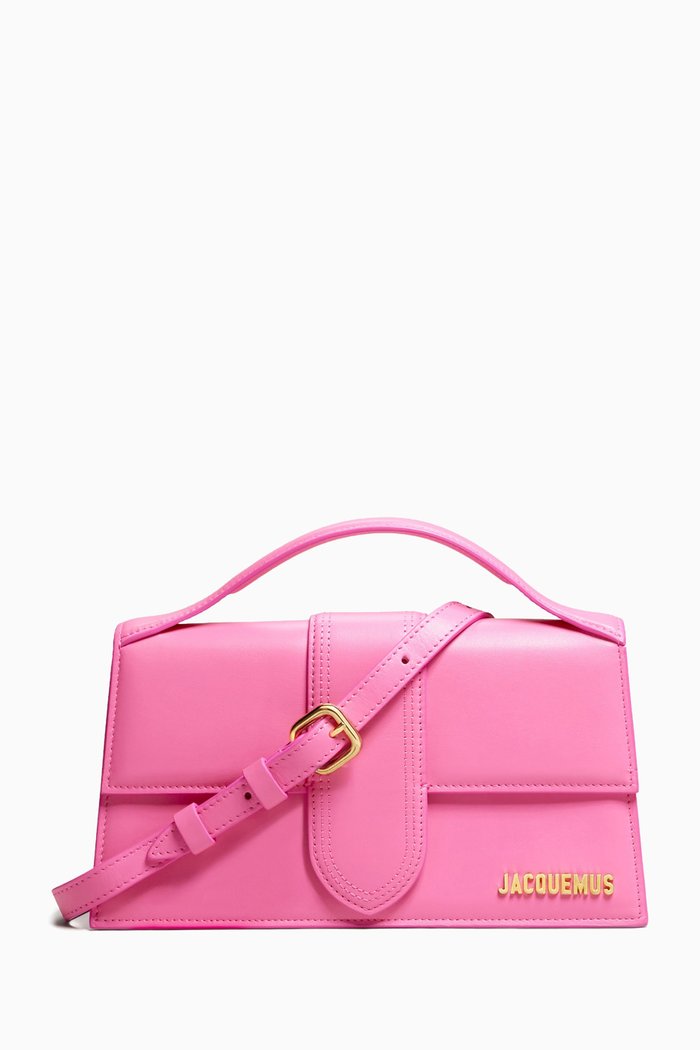 

Le Grand Bambino Shoulder Bag in Leather, Pink