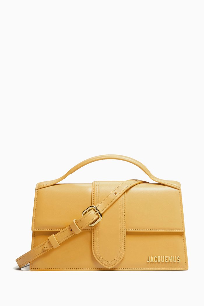 

Le Grand Bambino Shoulder Bag in Leather, Yellow