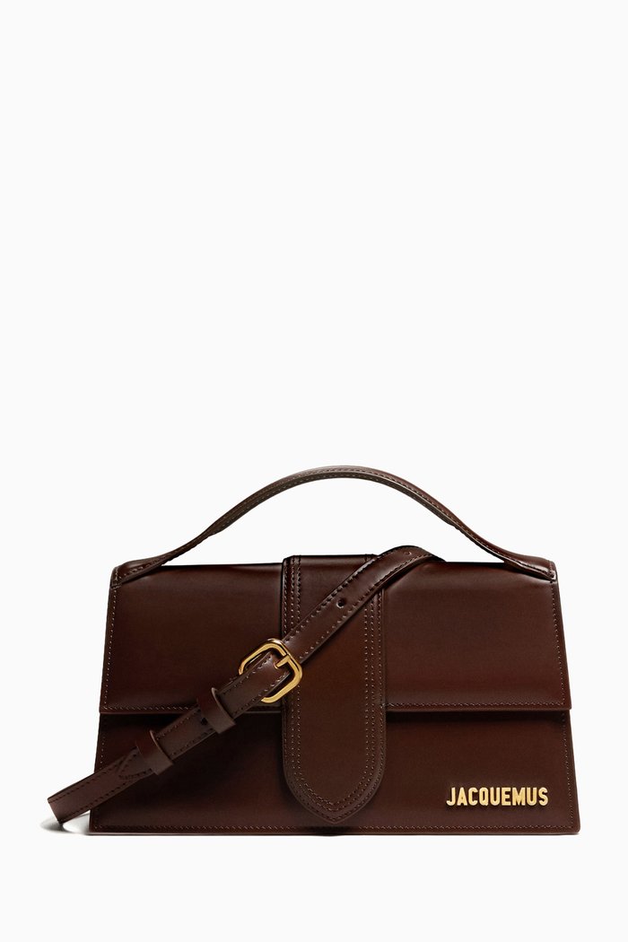 

Le Grand Bambino Shoulder Bag in Leather, Brown