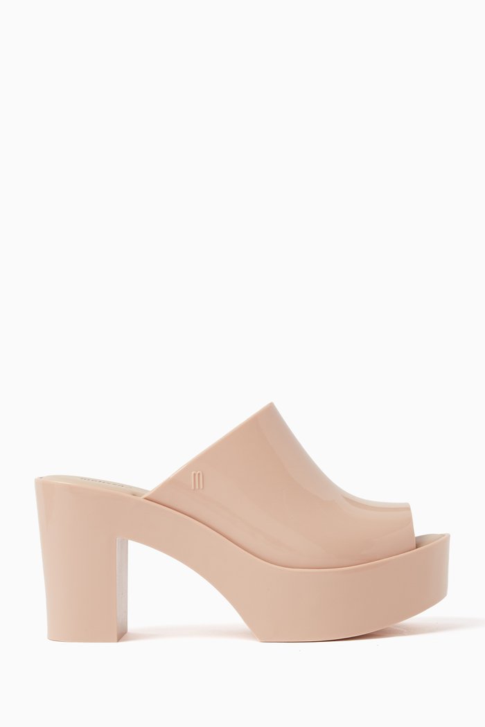 

Advance Platform Mules in Rubber, Neutral