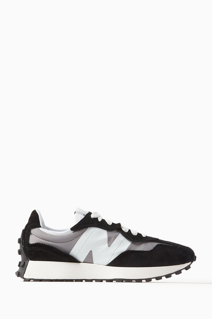 

327 Sneakers in Suede, Black
