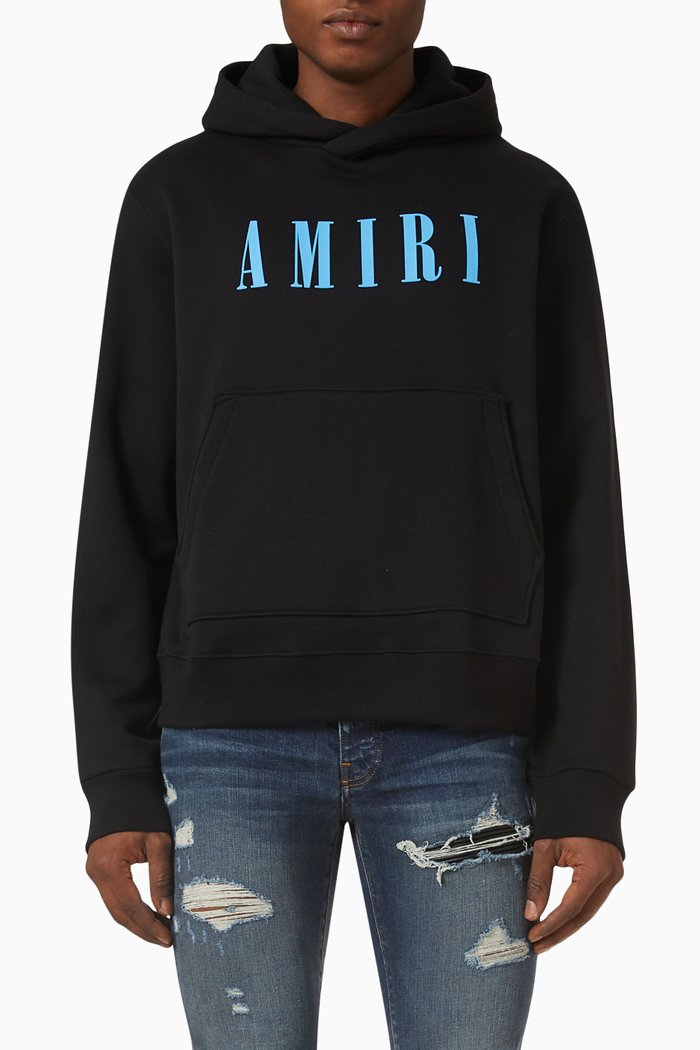 Core Logo Hoodie in Fleece, Black