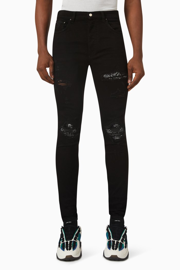 

MX1 Bandana Jeans in Denim, Black