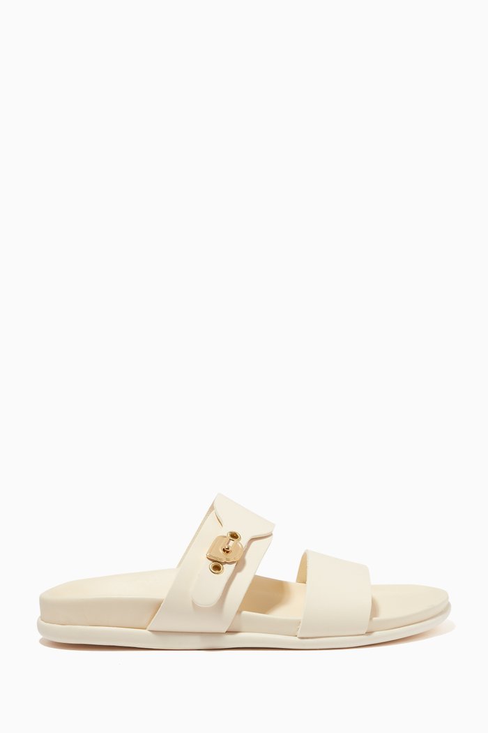 

Latria Sandals in Leather, White