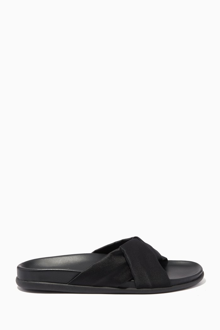 

Whitney Sandals in Leather, Black