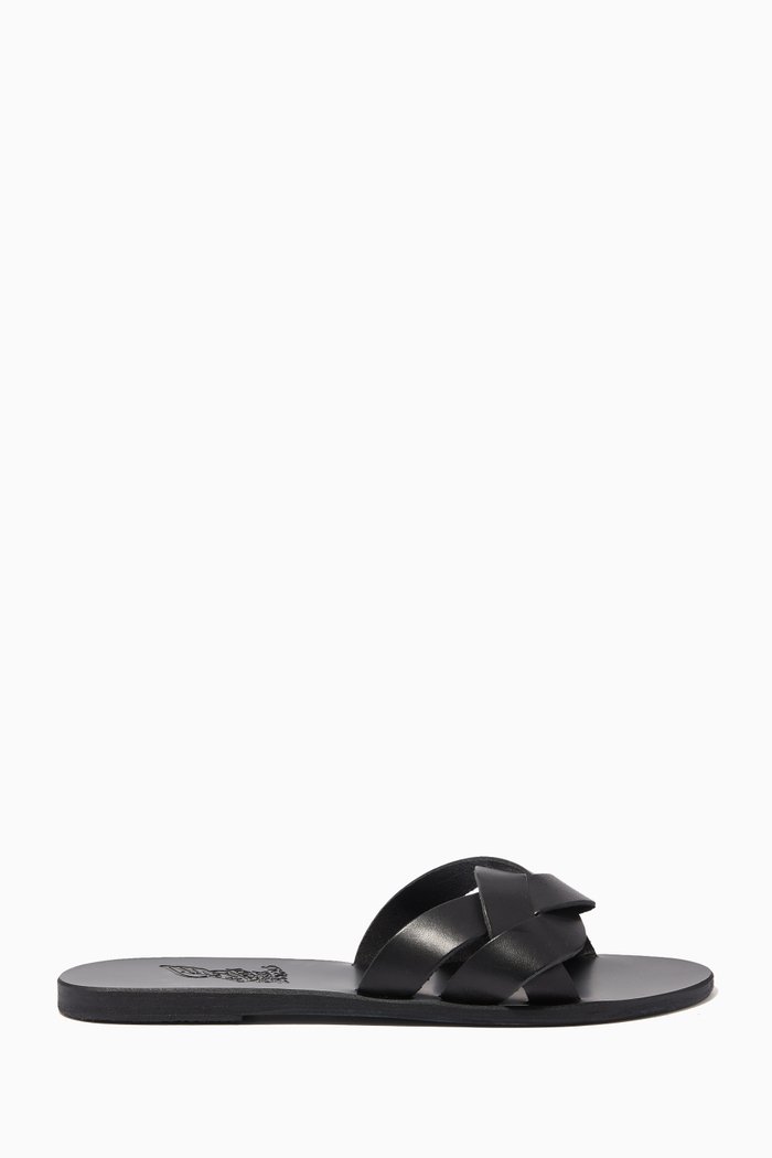 

Arachne Sandals in Leather, Black