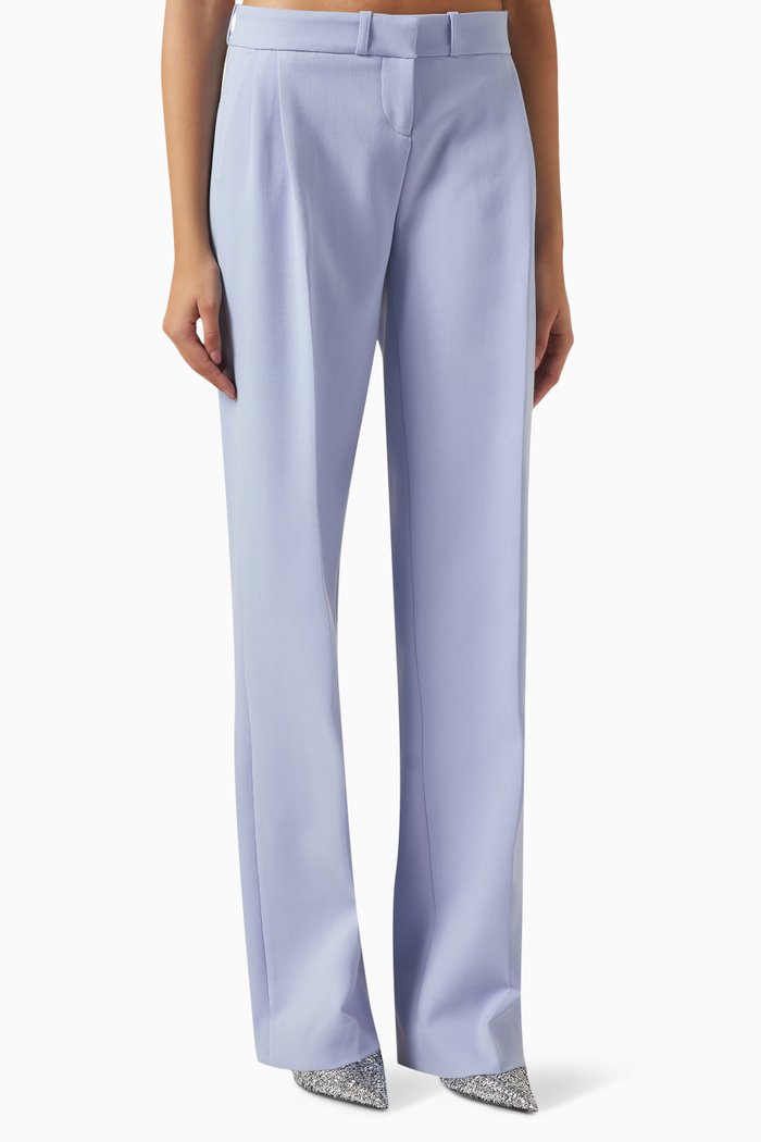 

Low-rise Loose Tailored Trousers, Purple