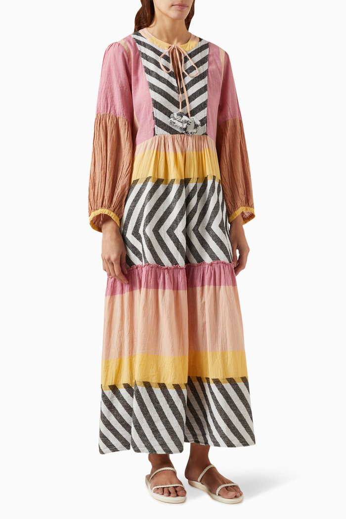 

Zakar Maxi Dress in Cotton, Black